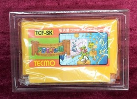 Tecmo Solomon's Key Puzzle Juego para NES/FC con Caja y Manual