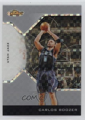 2004-05 Topps Finest X-Fractor 29/199 Carlos Boozer #16 e1e