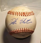 Autographed Baseball game used DERRICK EDINGTON TAMPA BAY RAYS