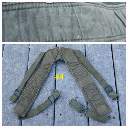 Vietnam War US USGI M56 M1956 Suspenders H Harness Size Regular 1st Pattern