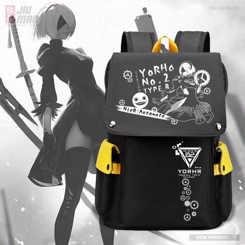 NieR:Automata Backpack High Capacity School Bag Cosplay