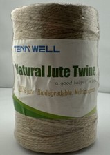 Natural Jute Twine Soft Ties Garden by Tenn Well. New