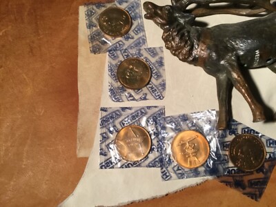 フランクリンミント　THE COINS OF THE AMERICAN COMPLETE SET Of 13: Franklin Mint RUGGED AMERICANS Commemorative