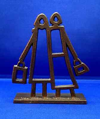 Tim Coffey Demdaco Simple Gestures Cast Iron Sculpture: You Know How to Have Fun