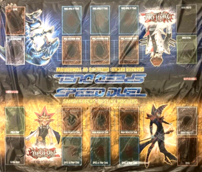 Yugioh Official Playmat Speed Duel Yugi & Kaiba Full Size NEW