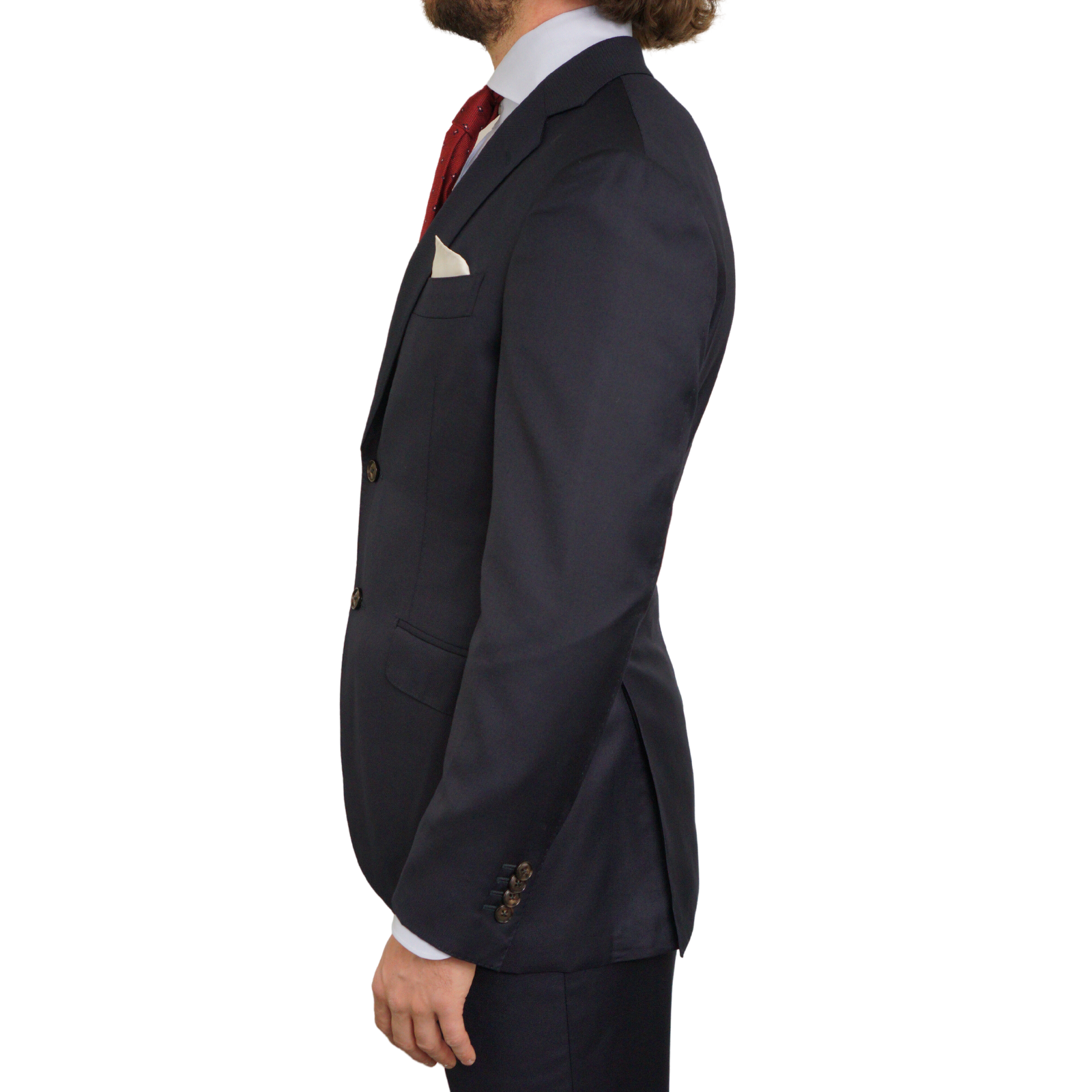 Men Suitsupply Blazer Napoli Single Breasted Wool Navy Blue EU44 UK