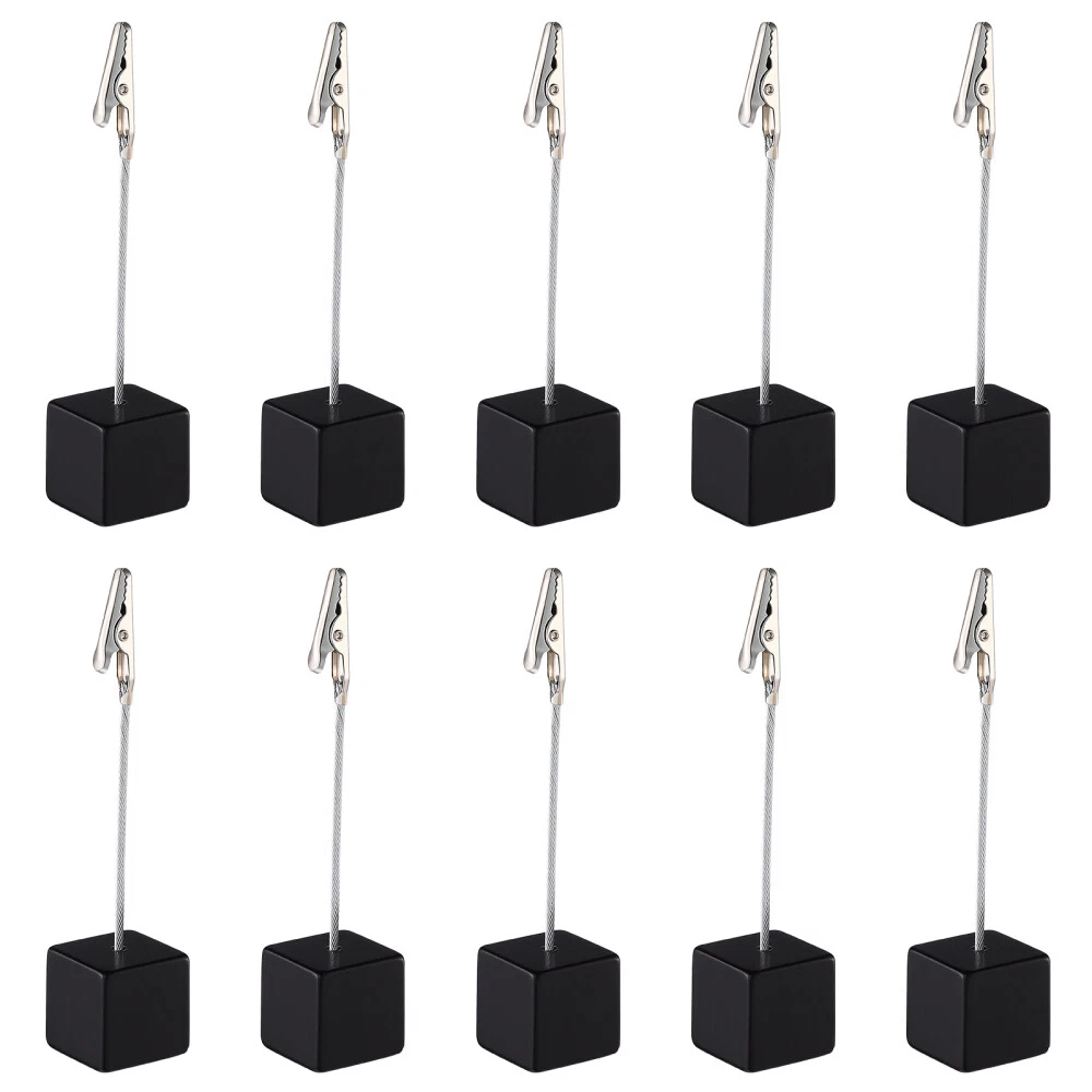 10pcs picture holder Photo clip Photo Clips Stands Table Holders Name