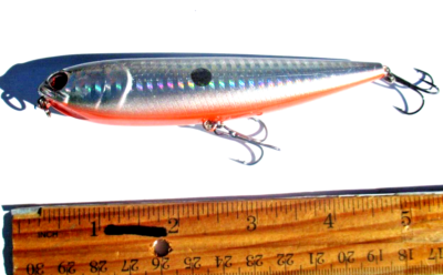 LOT DE 5 leurres de pêche à l'achigan grenouille topwater silicone