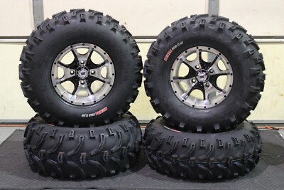 KAWASAKI BRUTE FORCE 750 26'' BEAR CLAW ATV TIRE & COBRA M/B WHEEL KIT IRS1CA