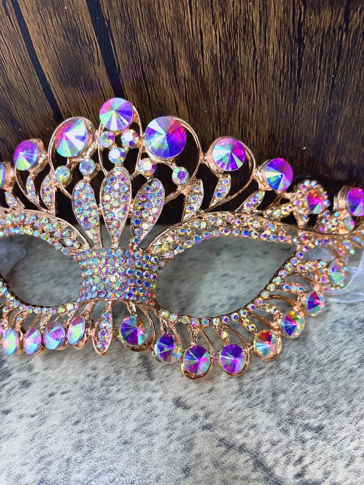 Venetian Mardi Gras Mask, Prom, New Year, Valentine, Masquerade Ball Party, Gift - Image 3 of 4