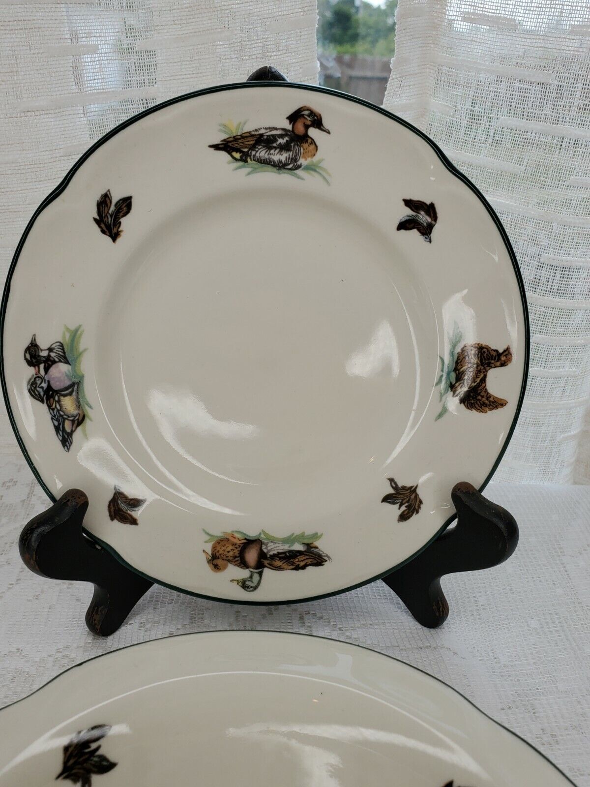 Johnson brothers 6" Bowl And Plate Set England, ducks Motif