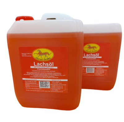 horse-direkt Lachsöl  2 x 5 L Kanister Premium Qualität - reines Lachsöl