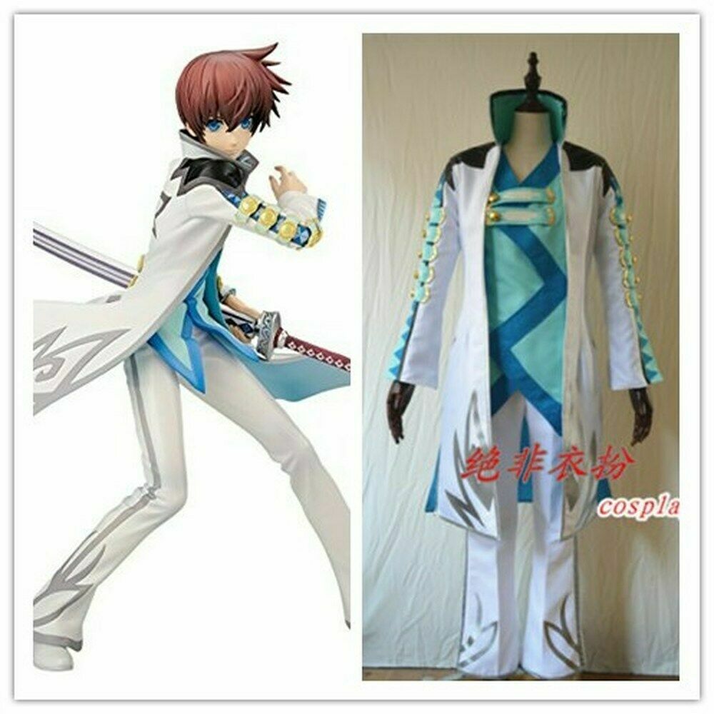 Grace's Story Asbel Lhant Cosplay Costume Blue and White Uniform