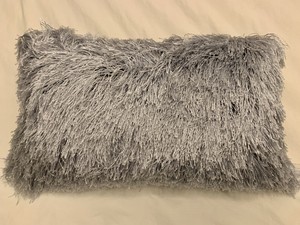 blue rectangle throw pillow