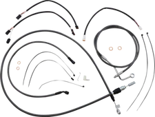 21-22 for Harley FLHR MAGNUM Control Cable Kit KARBONFIBR 15-17" Bars