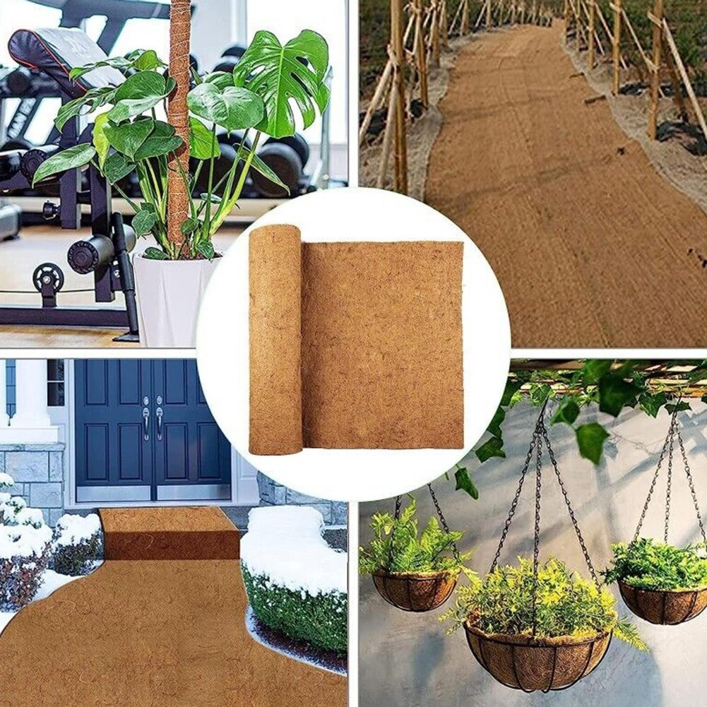 Coconut Fiber Hanging Basket Liner for Reptile Enclosure Natural and