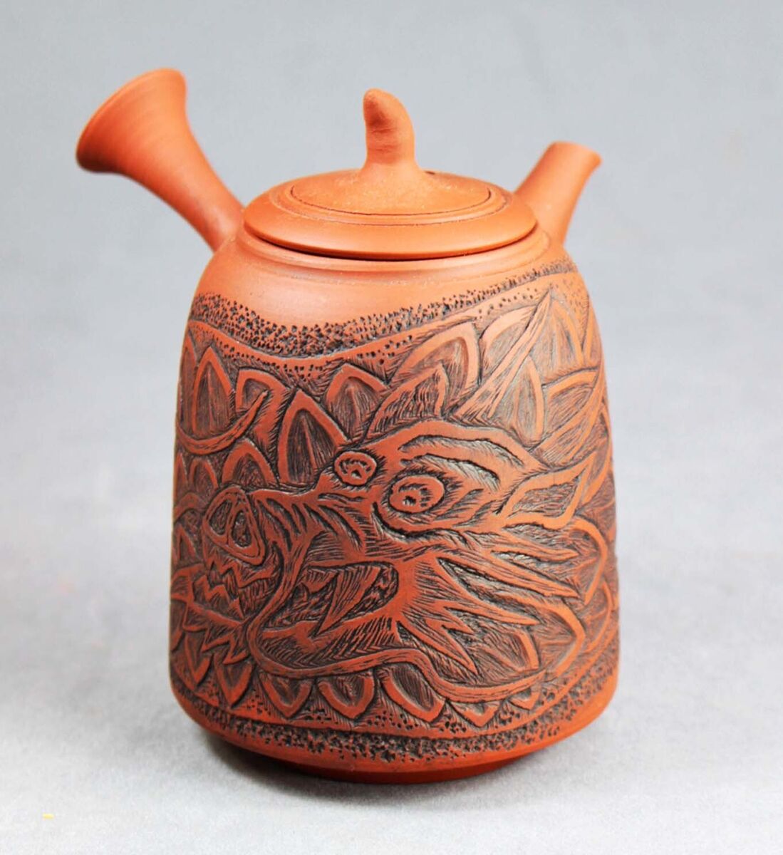 Tokoname Hand-made Shudei Teapot by Yohei, #hiroo005 : D75 Tokoname Hand-made Shudei Teapot by Yohei, #hiroo005 : D75