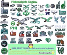 Philadelphia Eagles Football Patches logo iro...