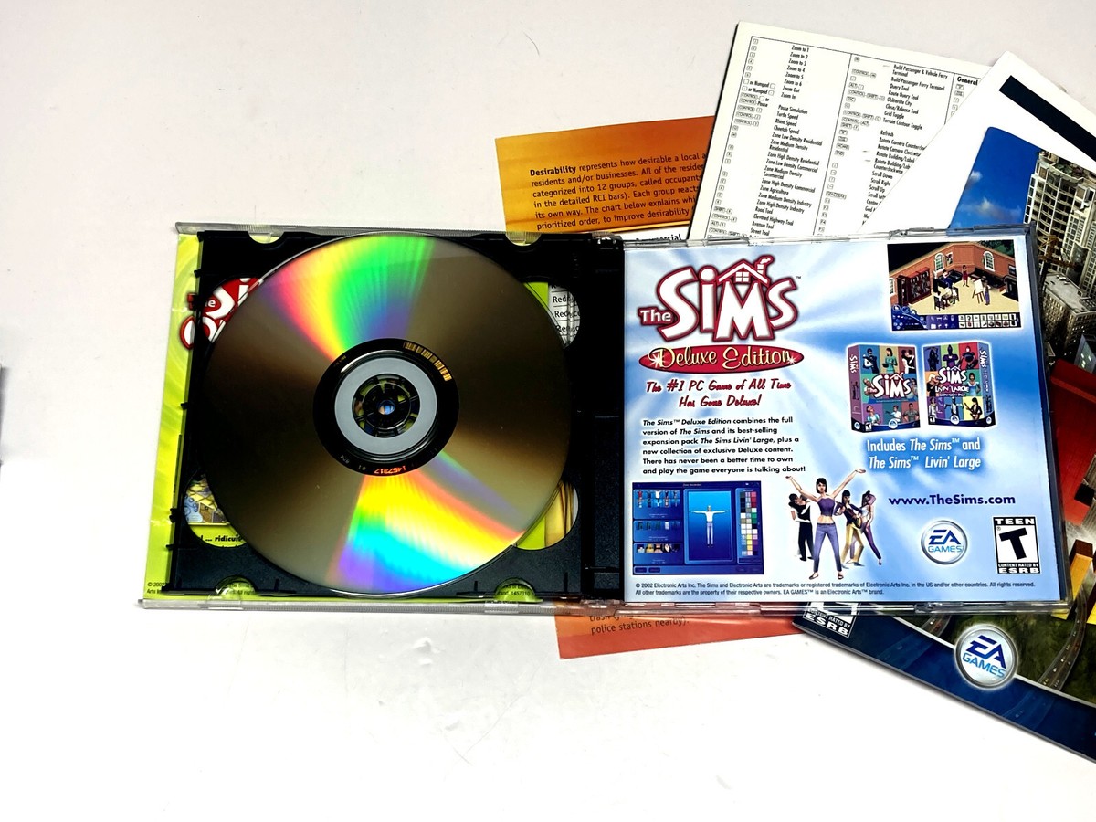 SimCity 4 PC Big Box Rare CIB Complete Tested & Working