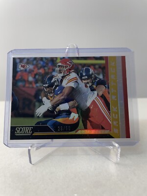 Panini Score 2022/2023 NFL  Chris Jones  Kansas City Chiefs  Sack Attack  29/50