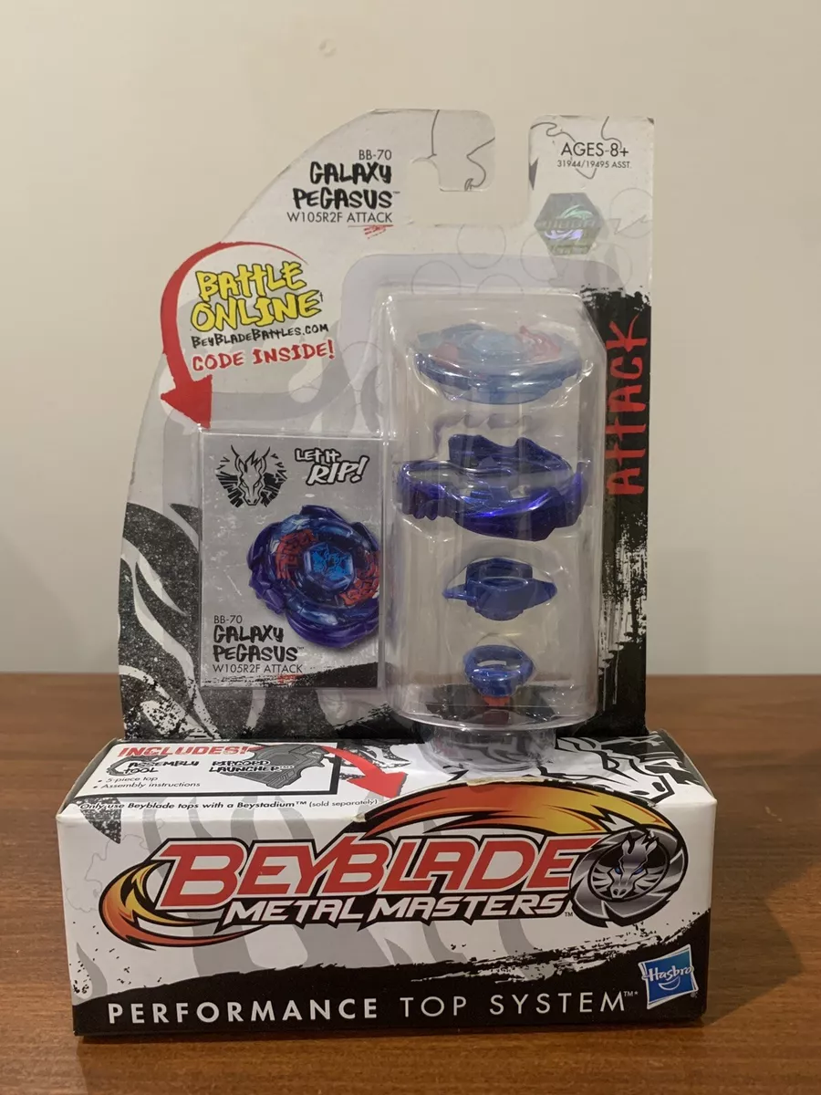 Takara Tomy Galaxy Pegasus / Pegasis W105R2F Metal Beyblade BB-70