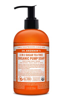 Dr Bronner's Shikakai Teebaumseife 356 ml - reduziert auf klar