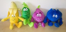 4 VITAMINI PISELLO MIRTILLO BANANA FICO peluche coop Vita Mini pupazzo plush toy