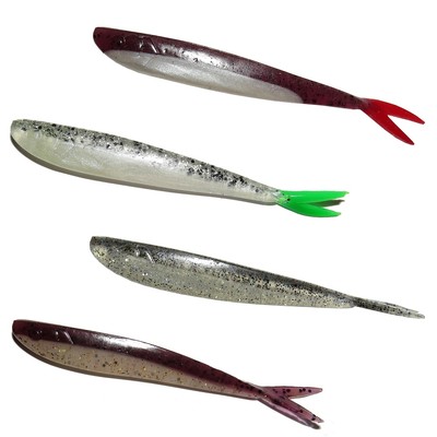 Jenzi Carolina Shad 10cm Zander Barsch Dropshot Stint Gummifisch Köder Split