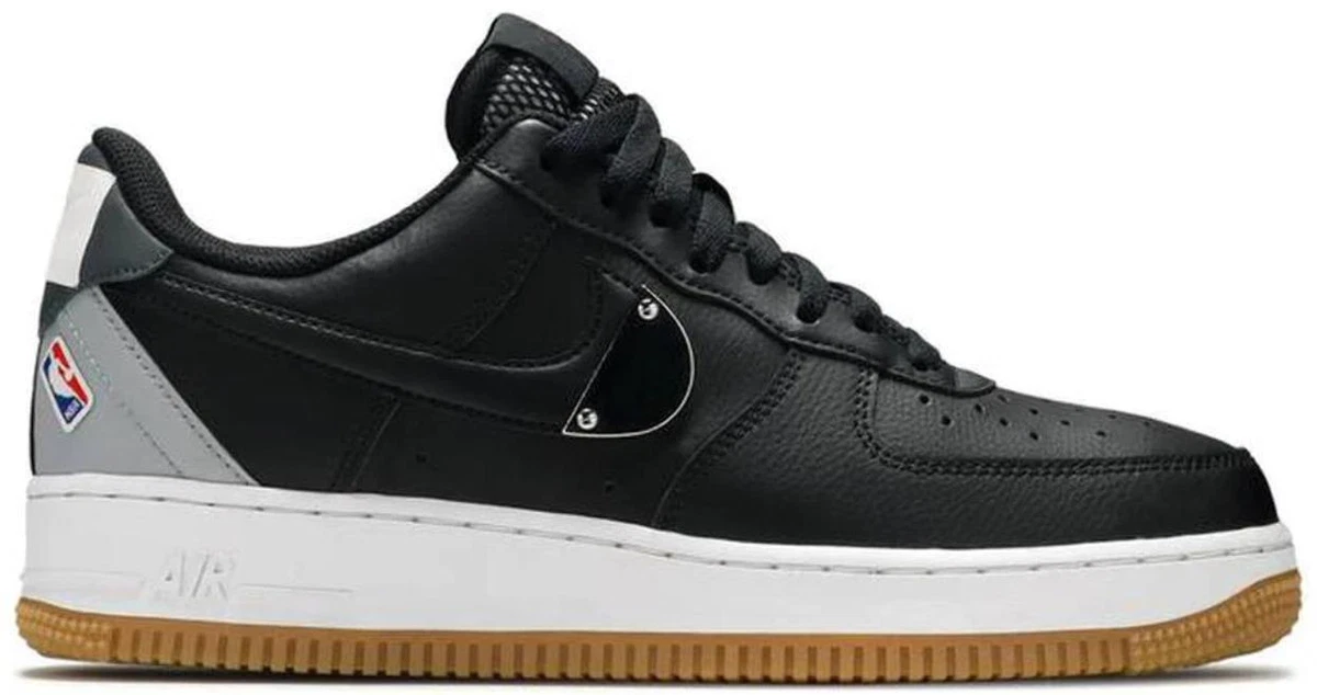 Nike NBA x Air Force 1 '07 LV8 Black Wolf Grey for Sale
