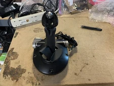 Saitek Cyborg Graphite Flight Joystick Game Controller USB