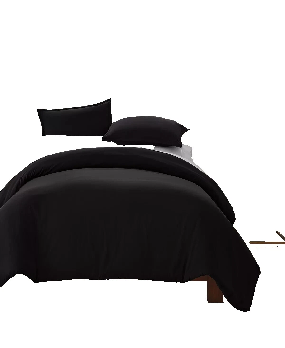 Poliéster Negro Fundas De Edredón y Juegos de Cama