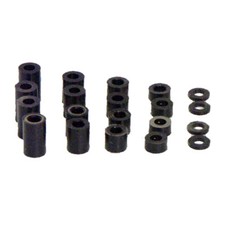 NEW H R Racing HR601 Plastic 1/8'' Axle Spacers 1 / 3 / 5 / 7.5 / 10mm 1:24