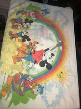 Disneyland Mickey Mouse Vintage 1960s Pillow Case TM