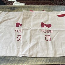 SERGIO ROSSI SI Pair Of Dust Bag Dust Covers 12  X 13  Drawstring