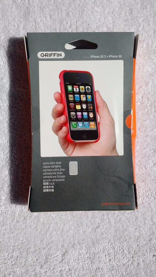 LOTE DE 10 - NUEVO Funda Carcasa Griffin REVEAL Ultra Delgada Transparente/Roja para iPhone 3G/3GS Foto 2 de 2
