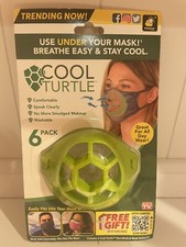 Cool Turtle Mask Enhancer, Use Under Your Mask, Fits Men  Women, Pack of 6