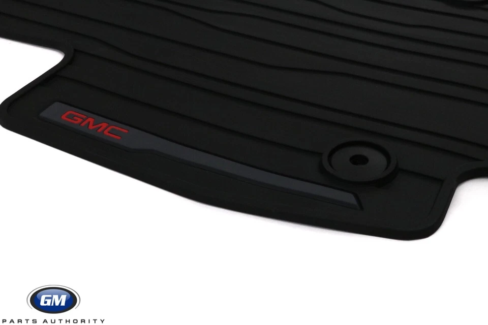Alfombrillas GMC Terrain 2018-2024 delanteras traseras y de carga para todo tipo de clima negras OEM GM Foto 3 de 4