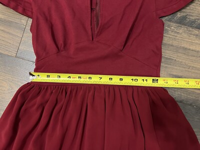 tobi red skater dress Marie Oliver Tobie Dress RED / S