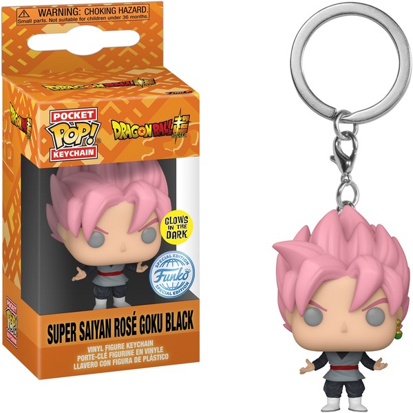 Dragon Ball Super - Super Saiyan Rosé Goku Black Glows - SchlüSselanhäNger Fun-image