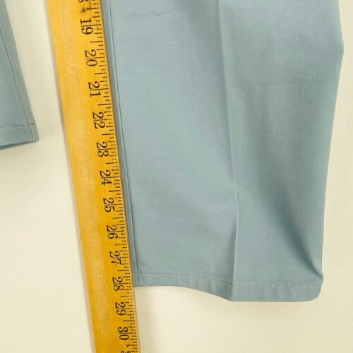 H by Halston Petite 22W Studio Stretch Straight Leg Pull-on Pants Light Indigo - Picture 9 of 9
