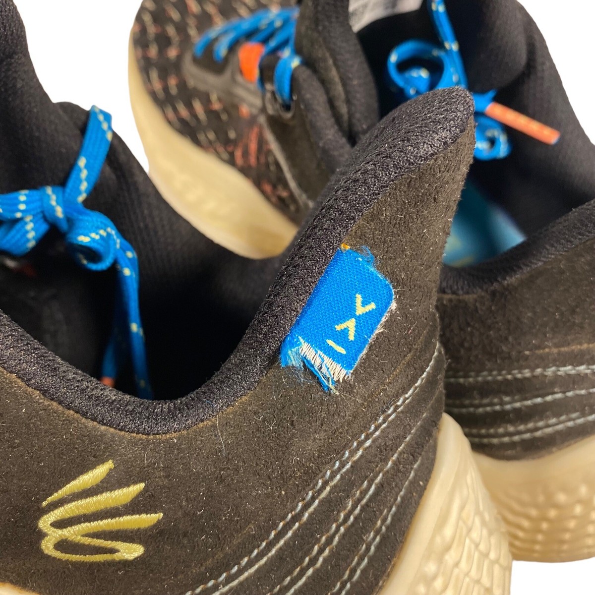 Under Armour Curry Flow 9 Light Show Black Glow In Dark Sneakers