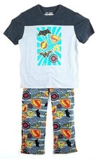 DC Comics Justice League Pajamas Superman Wonderwoman Batman Sleepwear XL