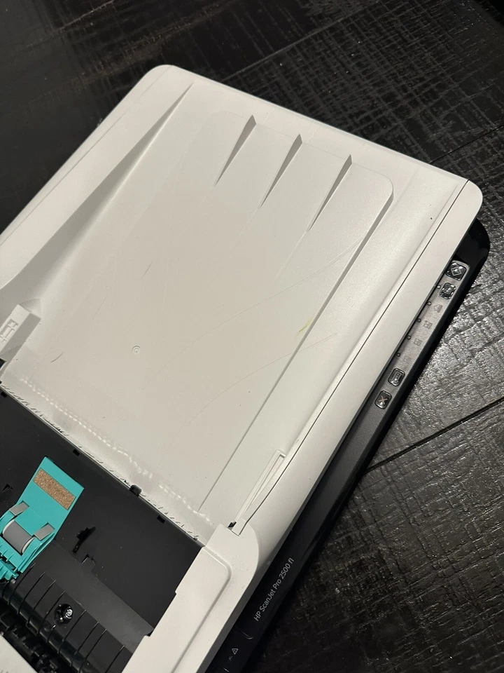 HP ScanJet Pro 2500 F1 Flatbed Scanner - White (FOR PARTS) Missing Tray And Pwr - Image 3 of 4