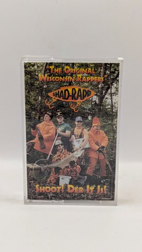 Shad-Rapp Shoot! Der It Is! Cassette 1994 WISCONSIN REDNECK RAP for HUNTERS