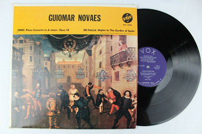 GUIOMAR NOVAES GRIEG PIANO CONCERTO IN A MINOR LP 12'' VINYL RECORD *QUICK SHIP*