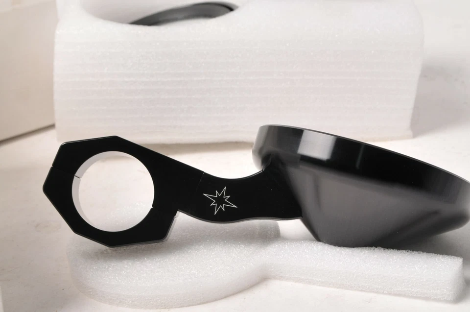 Genuine Polaris 2879179 Black Billet Aluminum Side Mirrors RZR 800 900 570 ++ - Image 2 of 4