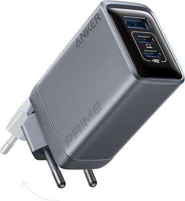 Anker Prime 100W USB-C Ladegerät 3 Port GaN faltbares kompaktes Wandladegerät