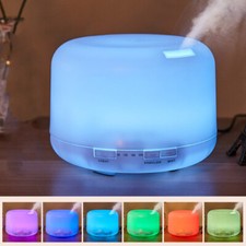 Electric Air Diffuser Aroma Oil Humidifier Night Light Up Home Relax Defuser