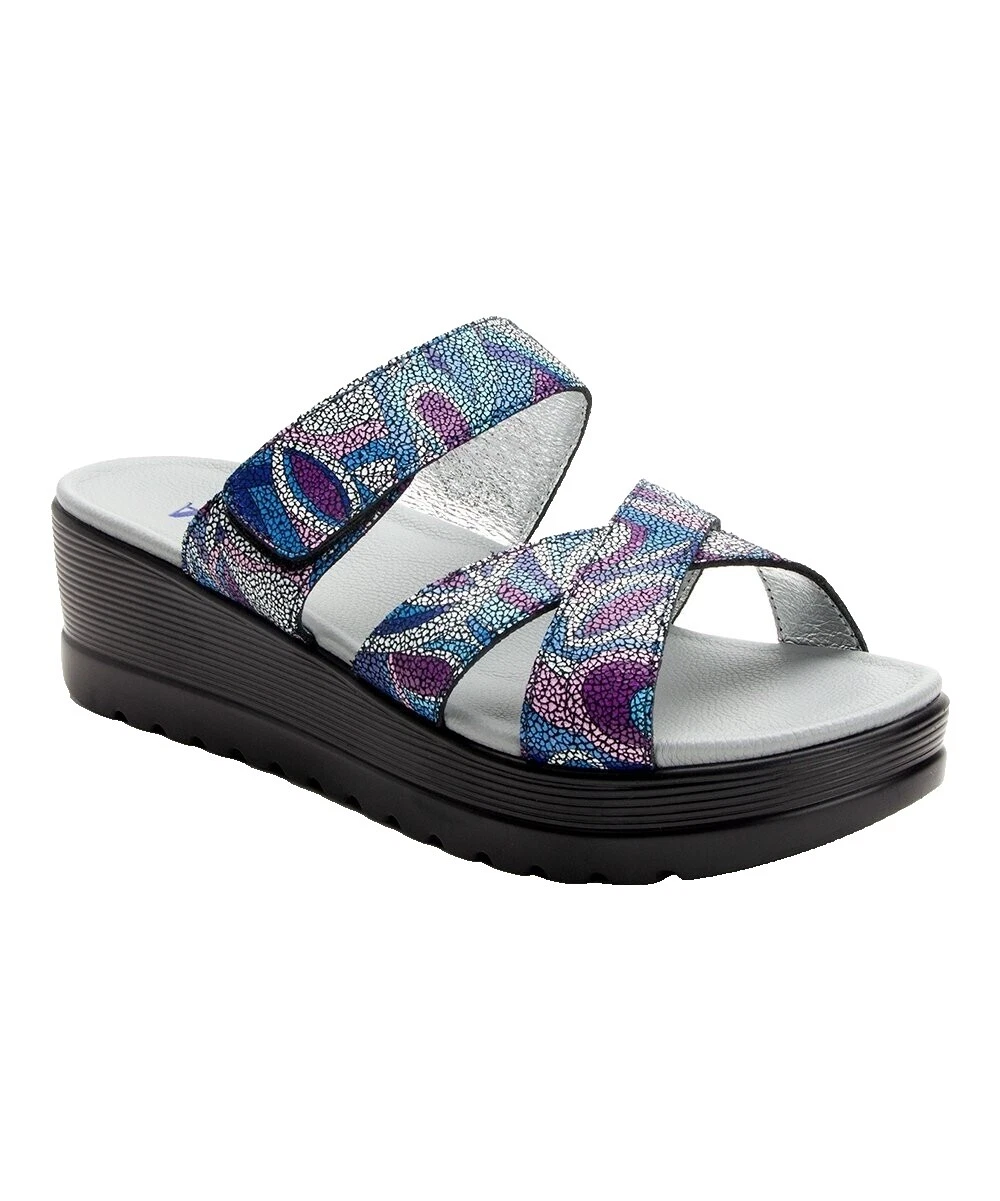 Zapatos Cómodos Multicolor Alegria superior de cuero para mujeres