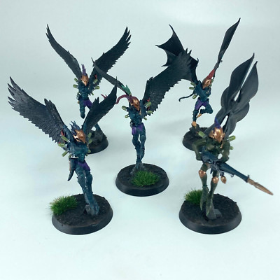 Scourges - Drukhari / Dark Eldar - bemalt - Warhammer 40K Games Workshop C6345